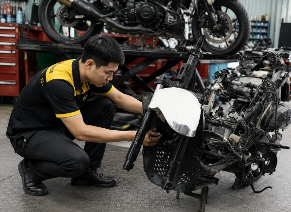 CỨU HỘ XE MÁY 28 Ep Nan Khung Suon