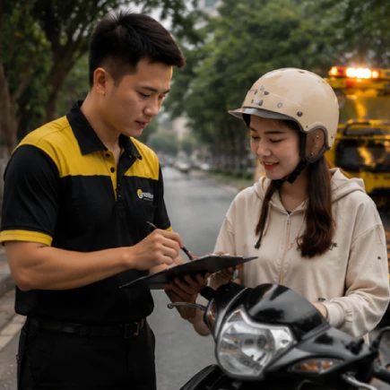 CỨU HỘ XE MÁY 21 quy trinh cuu ho 3